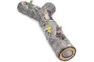 FelRelWel Cat Tunnels for Indoor Cats, Cat Tunnel Bed Toy, Cat Stuff Accessories for Large Cats Kitten and Other Small Animal