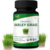 ORGANIC SPREE Barley Grass 120 Tablets - Hordeum vulgare - 60 Days Supply - Rich in Vitamins &amp; Minerals, Supports Immunity &amp; Wellness* | USDA Organic, GMP, HACCP Certified