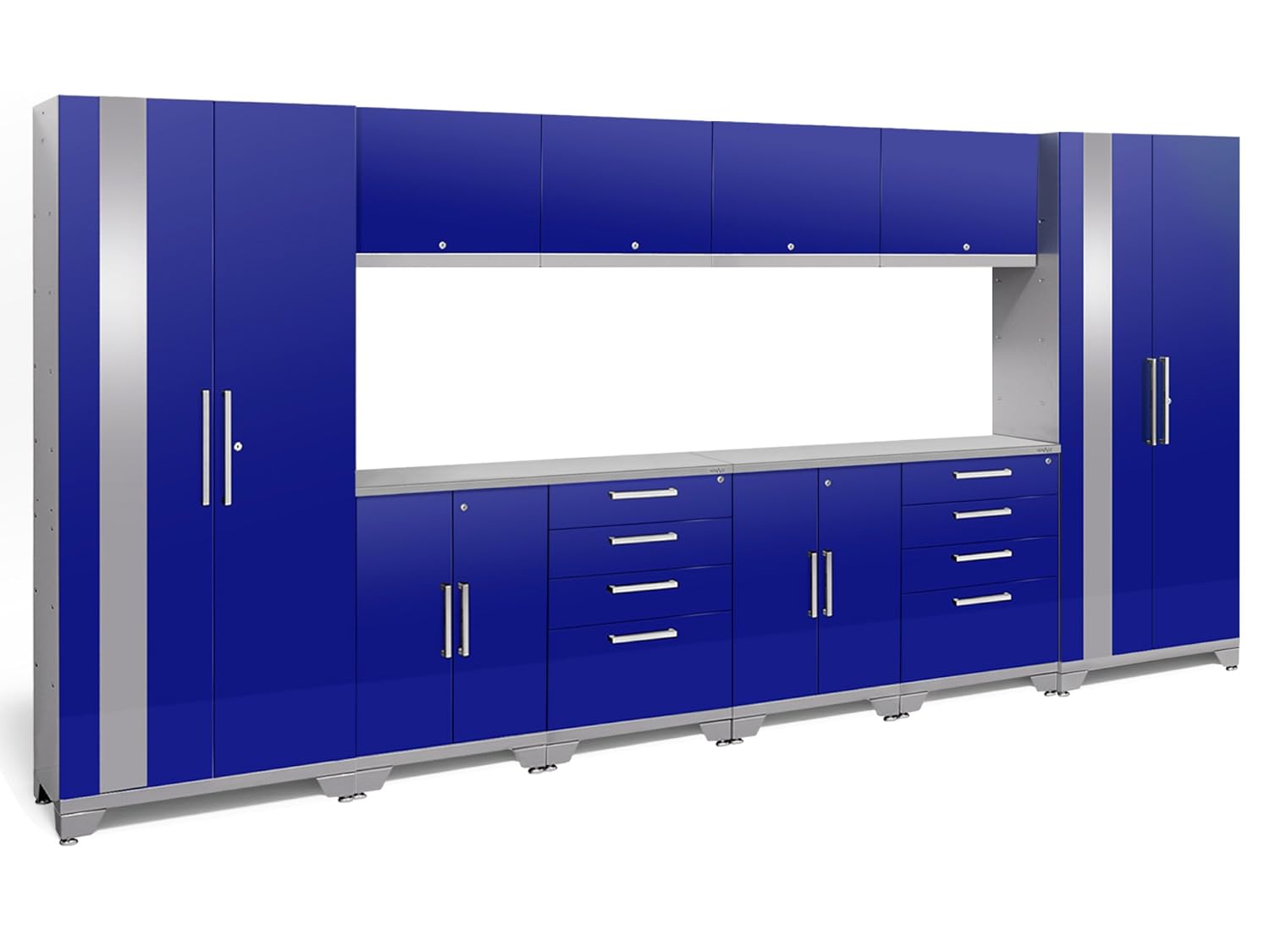 NewAge Products Performance 2.0 Blue 12 Piece Set, Garage