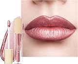 Oulac Rose Diamond Lip Gloss Metallic Pink 4.5ml MD04 Vegan Glitter view 1