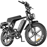 OUXI V8/V8MAX Electric Bike for Adults, Peak 1500W, 30/15/AH Battery | 40-80Miles, 20"Electric Dirt Bike with NFC Unlock, E-Bike for Commuting &amp; Off-Road UL2849 Certified