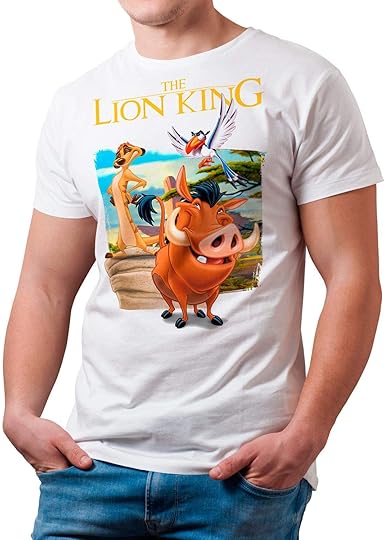 camisetas rey leon hombre