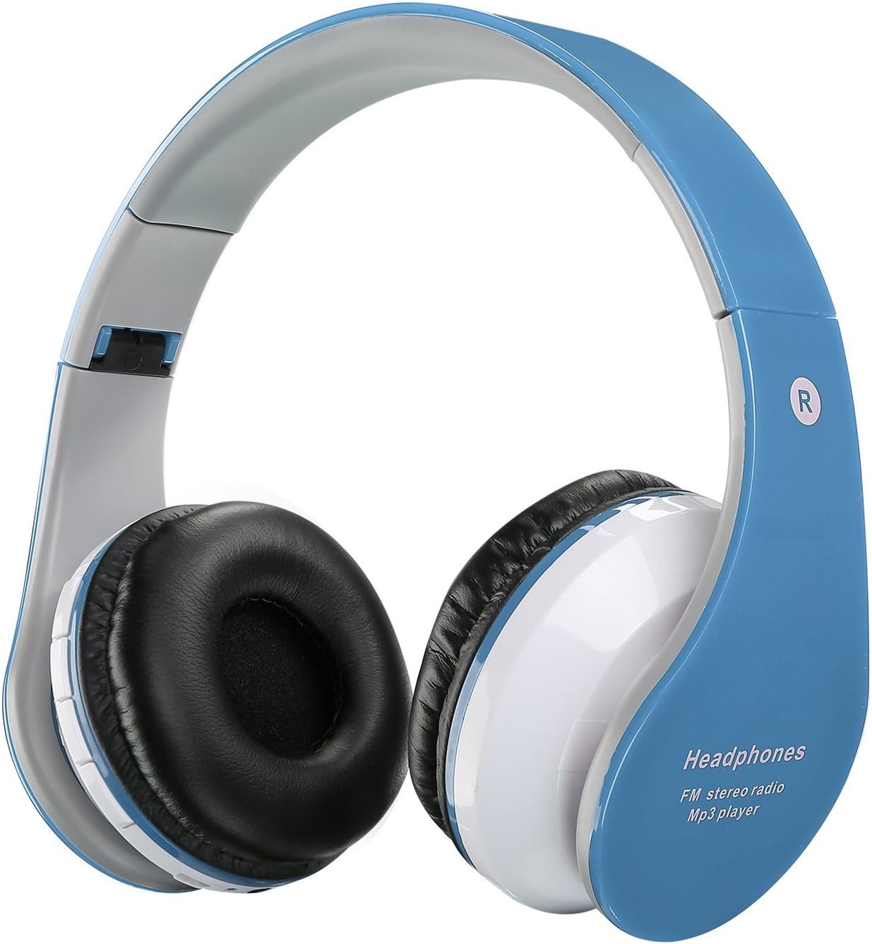 Kids Wireless Headphones,Bluetooth Wireless/Wired Headphones,Volume Limiting Safe Foldable Over Ear Earphone, Headsets with Built-in Mic/TF for Phone, Mode for PC/ipaid/TV Bluetooth, Boys,Girls(bl