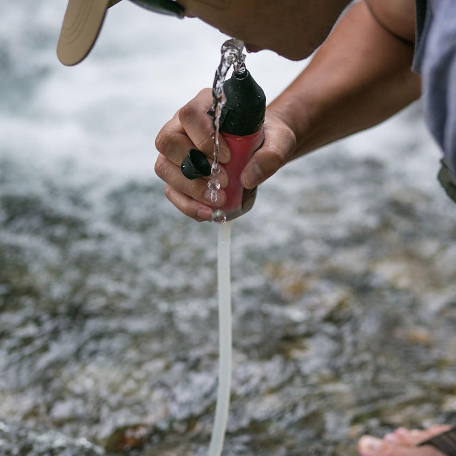 MSR TrailShot Pocket-Sized Water Filter for Hiking, Camping, Travel, and Emergency Preparedness : Sports & Outdoors