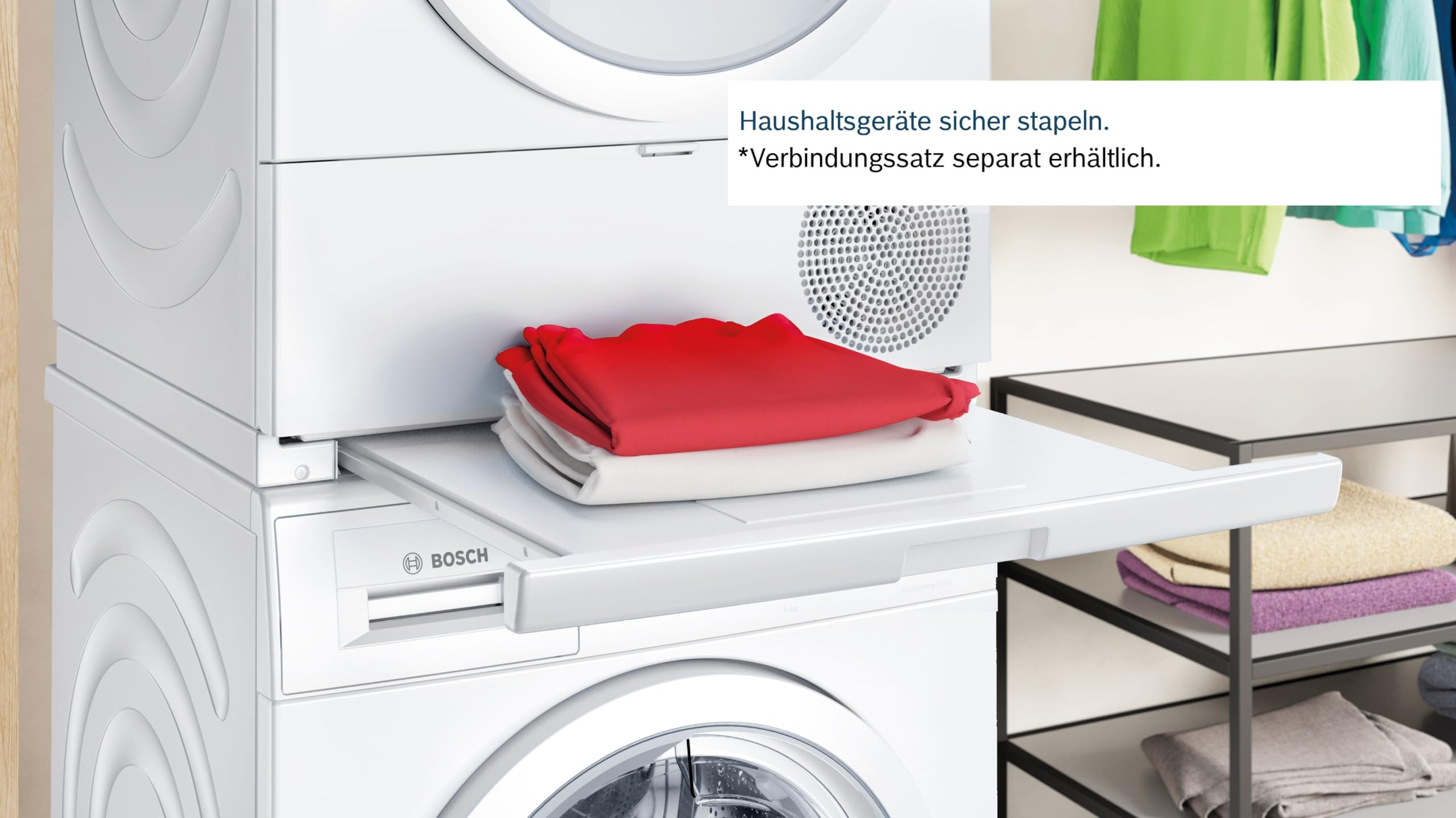 Bosch WQG235D00, Stiftung Warentest GUT (2,2)*, Serie 6, Wärmepumpentrockner 8 kg, Schneller getrocknete Wäsche, Auto Dry, Option Halbe Beladung, Sensitive Drying-System, Selbstreinigender Kondensator 5
