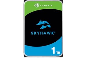 Seagate SkyHawk 1TB Surveillance Internal Hard Drive HDD – 3.5 Inch SATA 6Gb/s 64MB Cache for DVR NVR Security Camera System 
