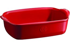 Emile Henry Ultime Rectangular Baking Dish, 0.9L/0.8 qt, Grand-Cru