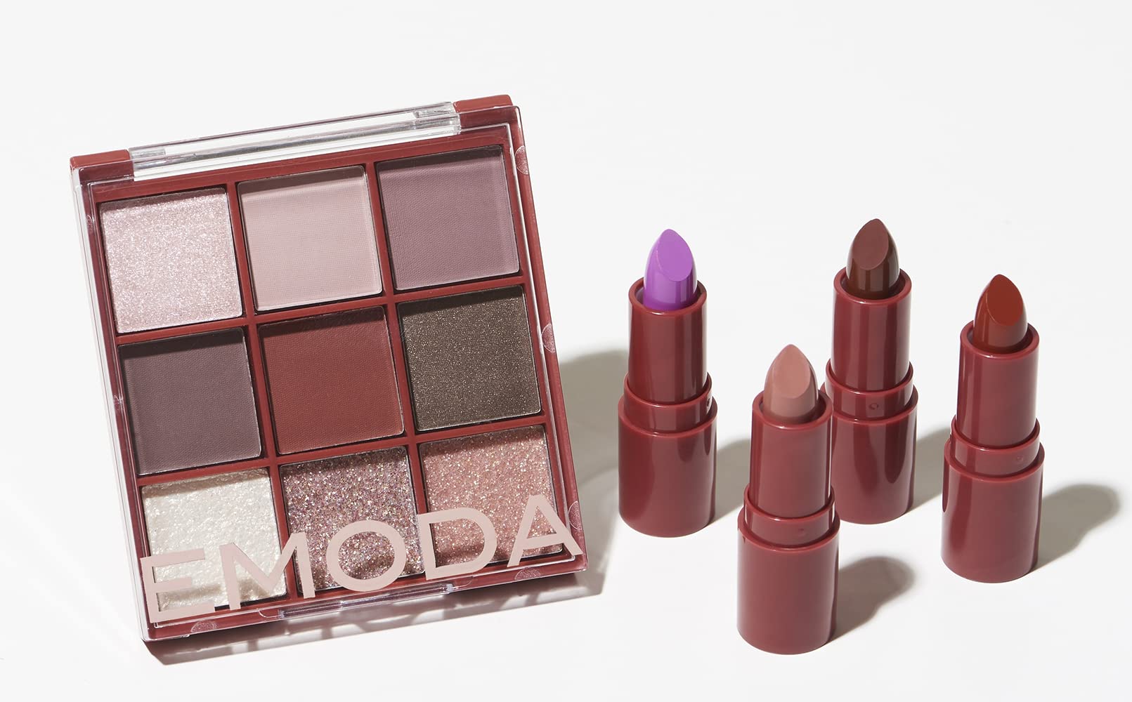 JELLY(ジェリー) 2022年2月号:12/17発売 【雑誌付録】EMODA ホリデーコフレ5点セット(9色パレット+ミニリップ4本)