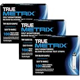 TRUE METRIX Self Monitoring Blood Glucose Test Strips, 300 Count (3 x 100) | Blood Glucose Test Strips Compatible with TRUE METRIX Self Monitoring Blood Glucose Meters, Value Pack (3, 100-Count Boxes)