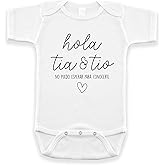 Pineapple Pancake Kids Hola Tia & Tio Spanish Surprise Pregnancy Announcement for Aunt and Uncle