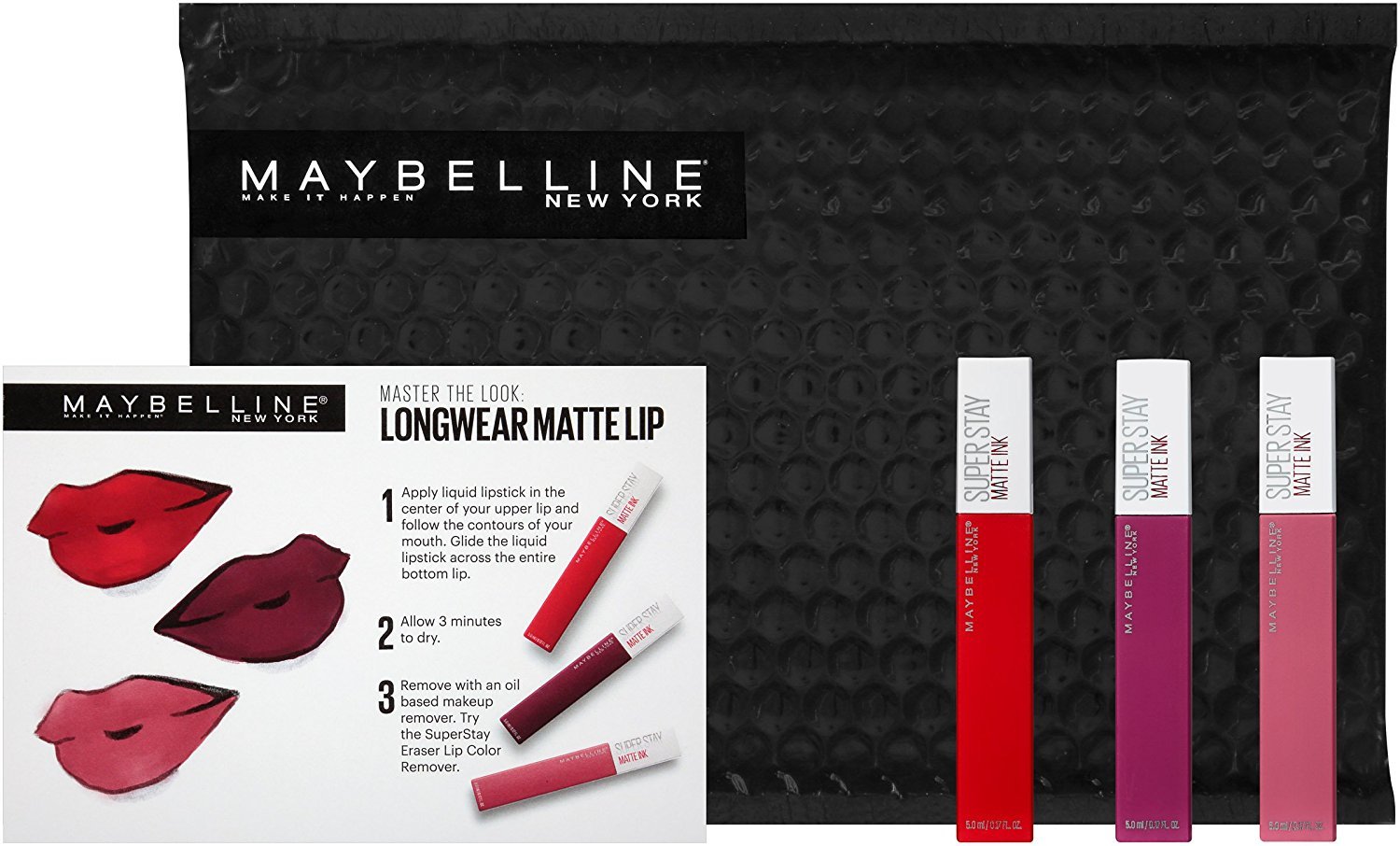 maybelline matte ink set
