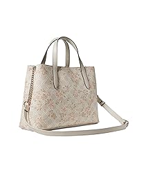 Nine West Issy Satchel, Milk Logo Floral