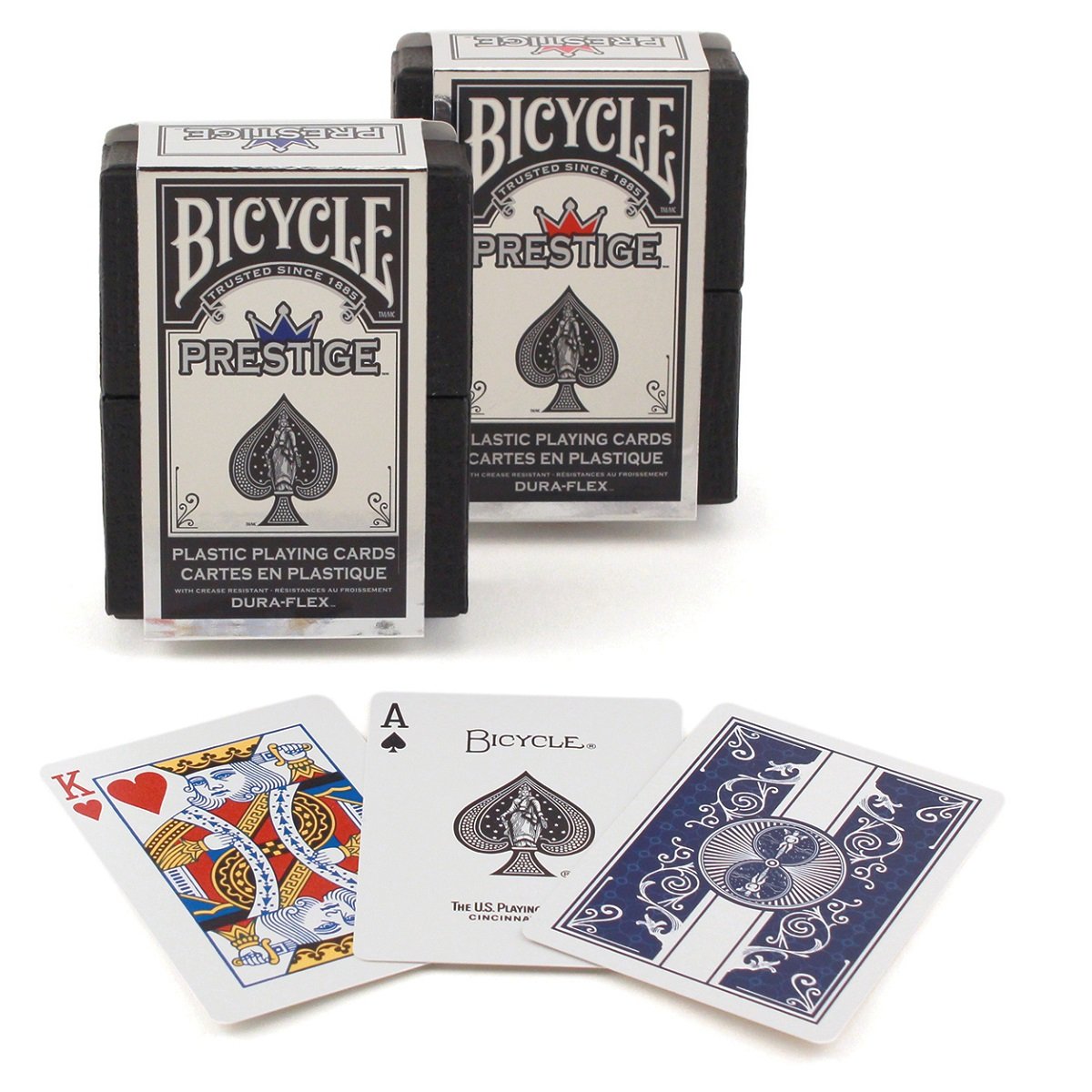 Bicycle Prestige Plastic Playing Cards (Pack of 2) Sports
