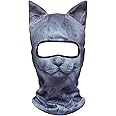 WTACTFUL 3D Stand Ears Animal Balaclava Face Mask for Music Festivals, Raves, Ski, Halloween, Party Outdoor Activities