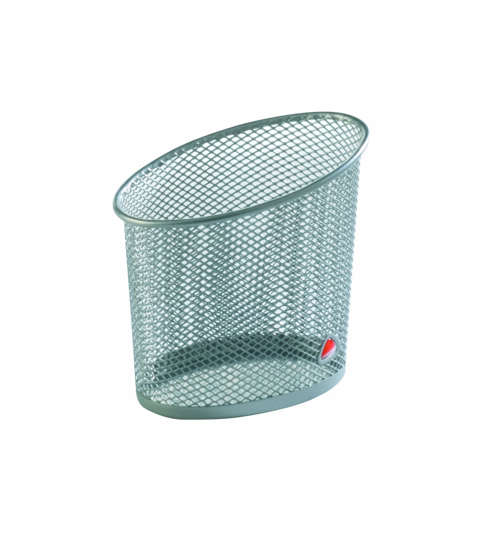 Alba Mesh Pencil Holder Metal Round W95xD95xH101mm Black Ref MESHCUPN