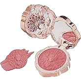 Flower Knows Little Angel Cream Blush,Warm Pink Hydrating Blush for Cheeks,Buildable & Blendable Dewy Face Makeup,Soft Long-Lasting Cute Make Up for Women & Girls,0.21 Oz(02 Floral Praise,6g)