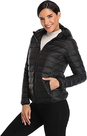 amazon women's packable down jacket
