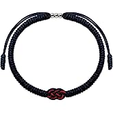 LAMIBEE Infinity Love Multicolor Bracelet for Men Women, Tibetan Lucky Amulet Knot Bracelet, Woven Thread String for Friend and Couple, Peace and Protection