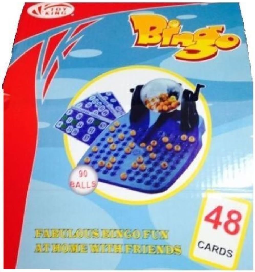 Fabulous Bingo fun at home with friends Game Set 90 Balls & 48 Cards