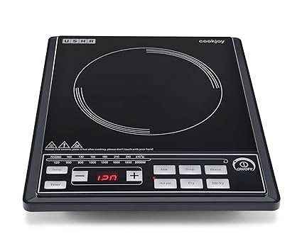 Usha Cook Joy (2102 P) 2000-Watt Induction Cooktop (Black)