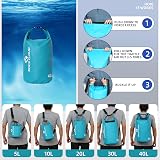 ROCK CLOUD Dry Bag 20L Waterproof Dry Sack for Kayaking Camping Hiking view 5