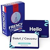 French Conversational Phrases Flash Cards – 75 Everyday Sayings with Audio & Pronunciation Guide – Language Learning Tool for Students, Travelers & Adults – Briston French Edition
