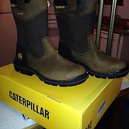 caterpillar grist work boots