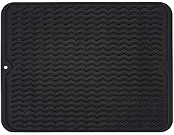 Silicone Dish Drying Mat, Non-Slip Easy Clean Sink