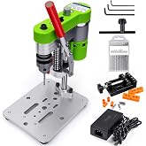 Mini Drill Press, Benchtop Portable Electric Drilling Machine, B10 Chuck | Compact mini drill press for precise drilling on wood, metal, jewelry, and DIY crafts with easy operation.