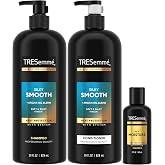 TRESemm&eacute; Silky Smooth Shampoo &amp; Conditioner + Travel Shampoo | Helps Control Frizz and Flyaways While Leaving Hair Smooth and Silky | Includes Travel Size Shampoo