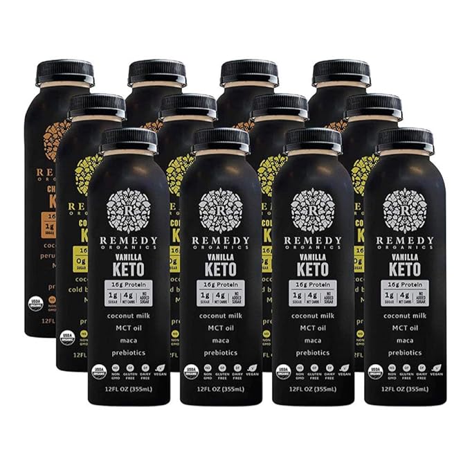 Remedy Organics Keto Variety 12Pack Plant Based Protein
