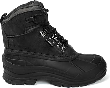 labo leather waterproof winter duck snow boots