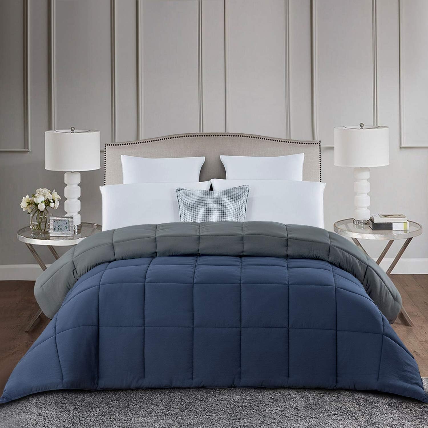 Best Cooling Comforter Queen Navy