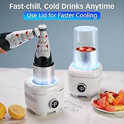 WISFISSH Cooling Cup with Mood Light,Beverage