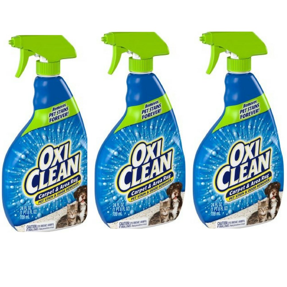 Photo 1 of OxiClean 24 oz. Carpet and Area Rug Pet Stain and Odor Remover (24 oz) (3pack)