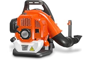 NEOTEC 52cc Gas Leaf Blower Backpack 564 CFM 216 MPH 2-Cycle Ergonomic Harness System Low Vibration and Cruise Control Powerful Gas Blowers for Lawn Yard Care Gifts for Dad
