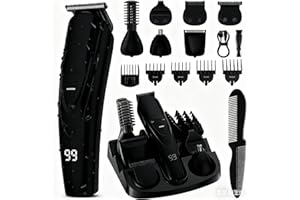 SHPAVVER Rechargeable Hair Clippers Kit with Safety Lock