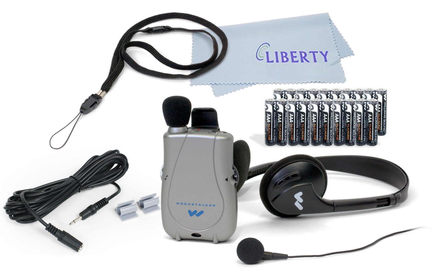 Williams Sound PockeTalker Ultra Duo Sound Amplifier with Headphone