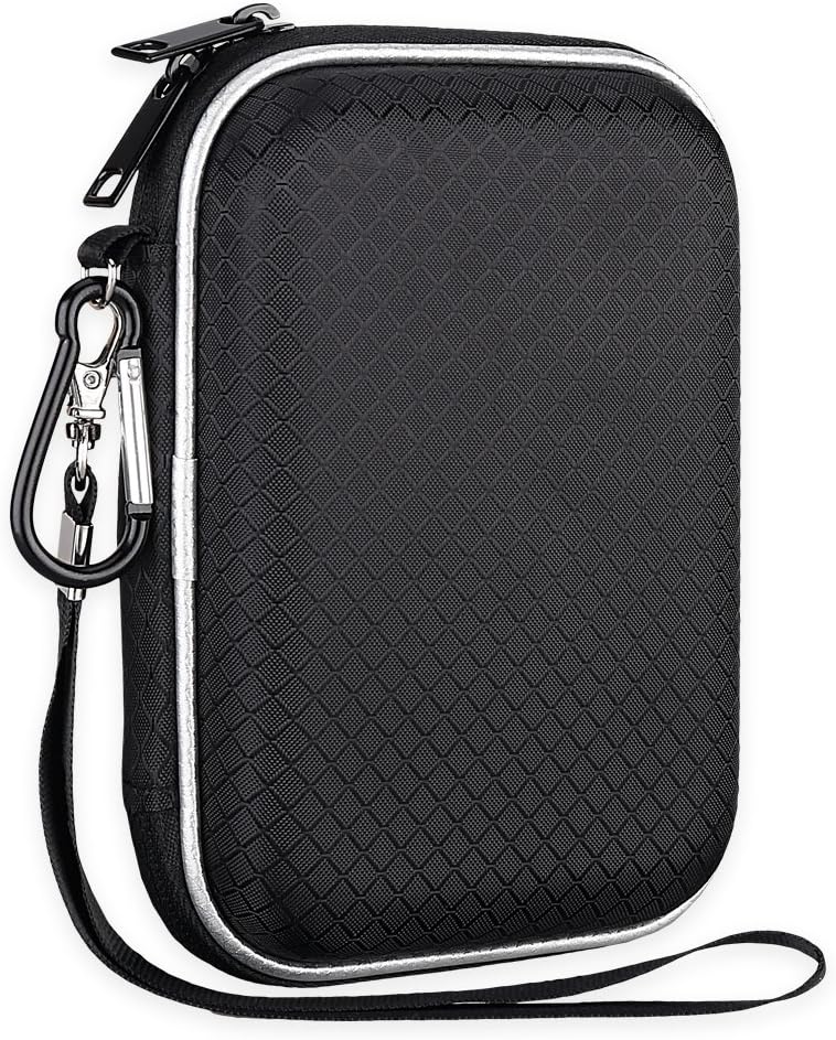 Lacdo External Hard Drive Carrying Case for Western Digital WD My Passport Mac for Ultra/WD Black P10/WD Elements 2.5 inch EVA Portable Storage Cable Case HDD 1TB 2TB 3TB 4TB 5TB Travel Cover - Image 4