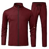 YSENTO Men's Tracksuits Outfits 2 Pieces Jogger
