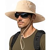 FURTALK Mens Bucket Sun Hat UPF 80+ Wide Brim Hiking Fishing Beach Outdoor Hats