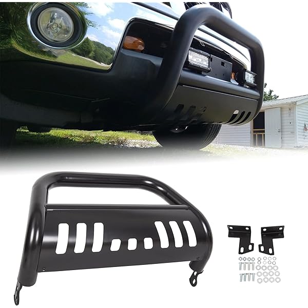 【第1位獲得！】 Galaxy USARL Racing Matte Black LED Bull Bar AVT Aluminum