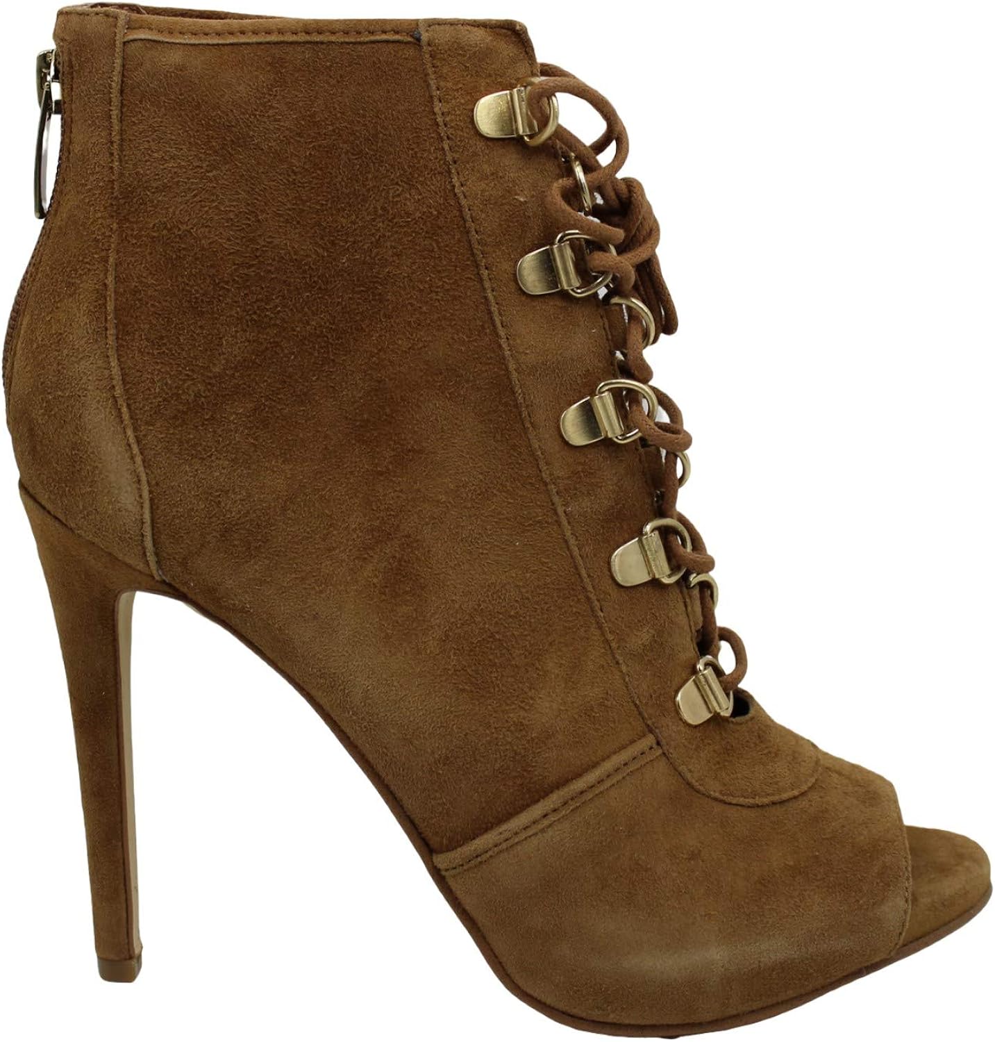 guess alysa peep toe booties
