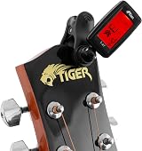 Tiger T-47 Clip-On Chromatic Tuner for Guitar Violin Ukulele Black view 4