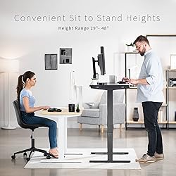 VIVO Electric 43 x 24 in Standing Desk, Memory