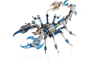 YUEZUDPO 3D Metal Puzzles for Adults, Scorpion 3D Metal Model Kits to Build DIY Colorful 3D Metal Puzzle Ornaments for Adults,Teens Birthday