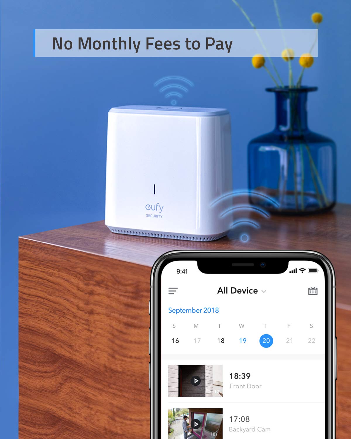 eufy Security eufyCam E, Wireless Security Camera, 365Day Battery Life
