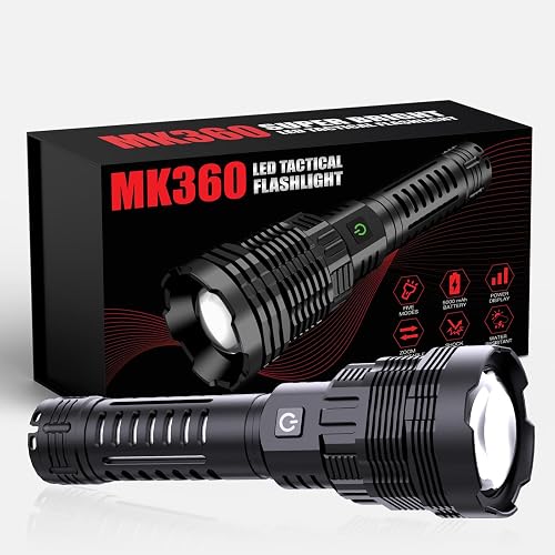 alifa rechargeable led flashlight Alifa Tactical Flashlights High Lumens 250000 Rechargeable, Xhp360.5 Super  Bright Led Flashlight, LED Powerful Waterproof Flashlights with Zoomable, 5  Modes for Emergencies, Camping in Kenya