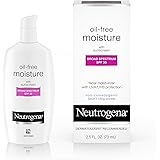 Neutrogena Oil-Free Daily Long Lasting Facial Moisturizer & Neck Cream with SPF 35 Sunscreen & Glycerin, Non-Greasy, Oil-Free