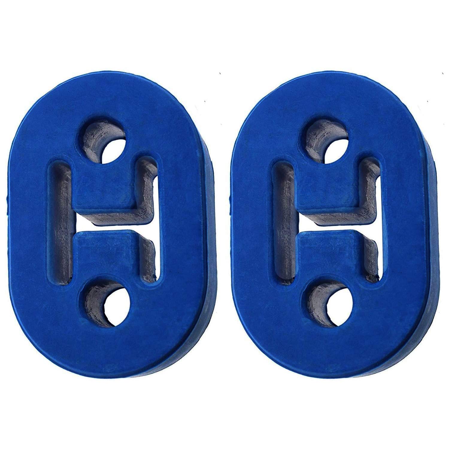 Universal 12mm Hole Car Exhaust Tail Pipe Rubber Mount Bracket Hanger – Heavy-Duty, Durable & Heat-Resistant Anti-Vibration Support for Secure Fit | Twin Pack for Muffler, Silencer & Exhaust System